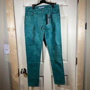 Women's‎ Teal Skinny Jeans